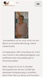 Mobile Screenshot of kosmetik-silke-biehlmaier.de